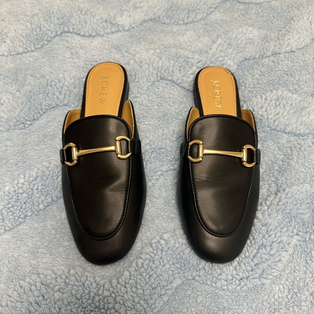 J Crew Black Flats